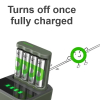 GP Batteriladdare med dockningsstation + 4st GP 2100 ReCyko uppladdningsbara AA batterier AA AAA HR03 HR06 AGP00109 - 6