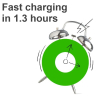 GP Batteriladdare med dockningsstation + 4st GP 2600 ReCyko uppladdningsbara AA batterier AA AAA HR03 HR06 AGP00112 - 7