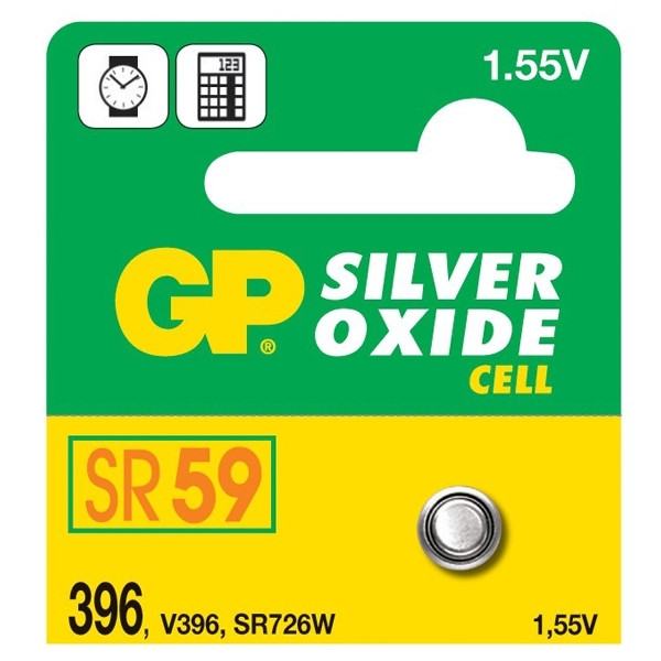 GP SR59 Silveroxid knappcellsbatteri GP396 215108 - 1