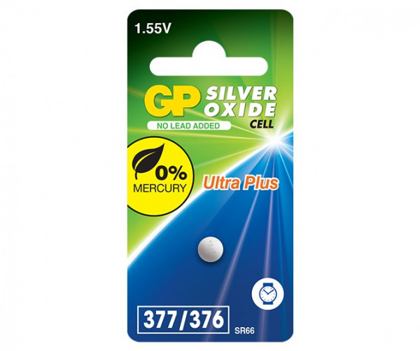 GP SR66 Silveroxid knappcellsbatteri GP377 215088 - 1