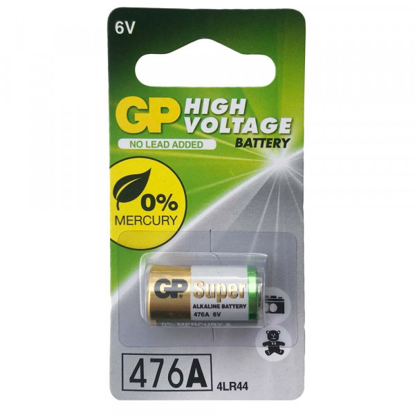 GP Super Alkaline 4LR44 batteri GP476A 215112 - 1