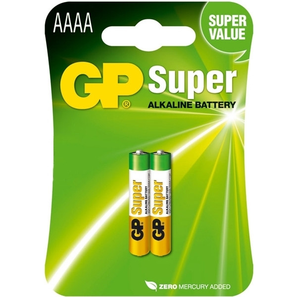 GP Super Alkaline AAAA batteri 2st 215124 - 1