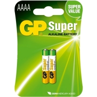 GP Super Alkaline AAAA batteri 2st 215124