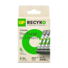 GP USB Batteriladdare + 4st GP 2100 ReCyko uppladdningsbara AA batterier