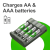 GP USB Batteriladdare + 4st GP 850 ReCyko uppladdningsbara AAA batterier AA AAA HR03 HR06 AGP00100 - 5