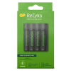 GP USB Batteriladdare + 4st GP 950 ReCyko uppladdningsbara AAA batterier