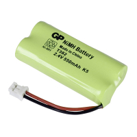 GP batteri 2,4V | 552mAh | T382 | 55AAAHR28MX (original) 4260220076766 55AAAHR28MX 55AAAHR2BMX A5B00075178739 C30852-D1640-X1 AGP00074