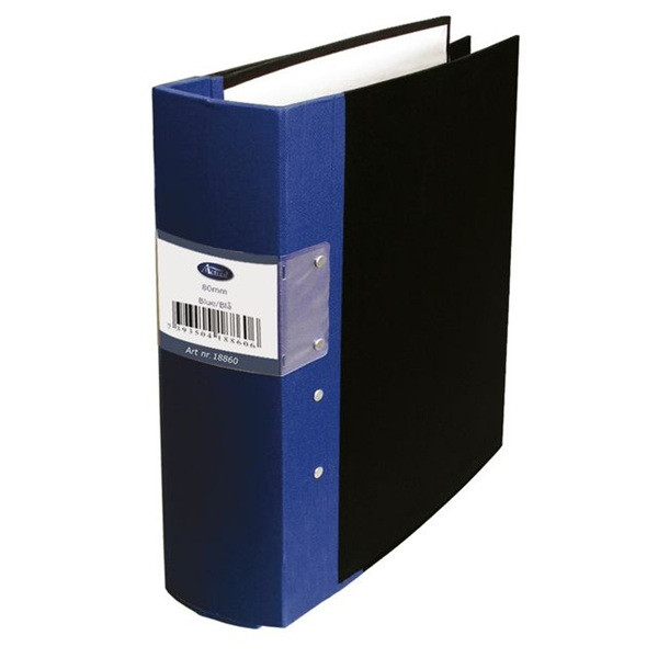 Gaffelpärm A4 80mm | Actual blå 502443 - 1