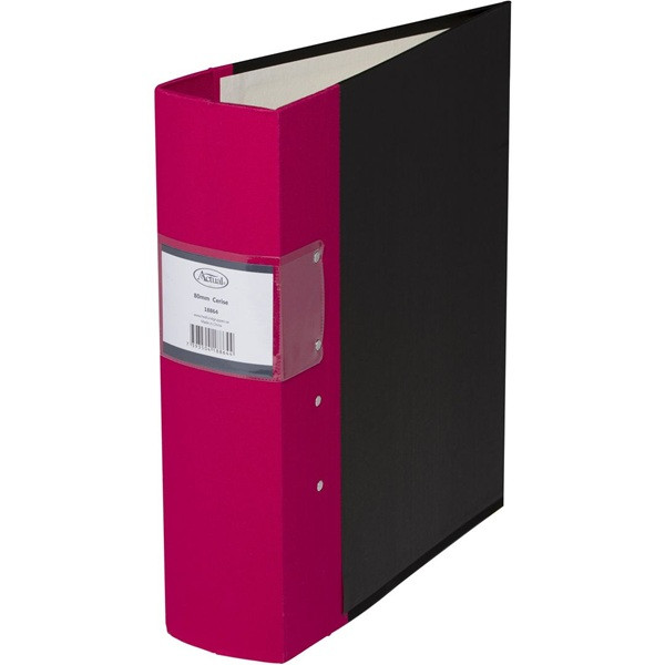 Gaffelpärm  A4 80mm | Actual cerise 502448 - 1