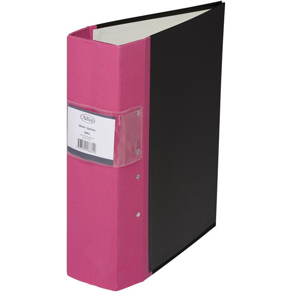 Gaffelpärm A4 80mm | Actual rosa 502451 - 1