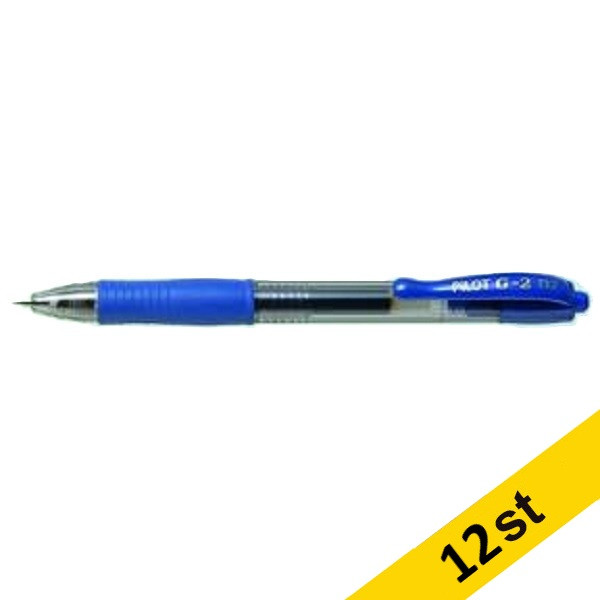 Gelpenna 0.7mm | Pilot G2 |  blå | 12st 360516 - 1