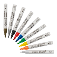 Glansig lackpenna 1.0mm - 3.0mm | 123ink | 9 färger  301121