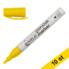 Glansig lackpenna 1.0mm - 3.0mm | 123ink | gul  10st 300860 - 1