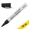 Glansig lackpenna 1.0mm - 3.0mm | 123ink | svart | 10st