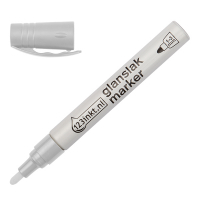 Glansig lackpenna 1.0mm - 3.0mm | 123ink | vit