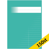 Gloshäfte A5 linjerat | 8,5mm | petrol | 150st