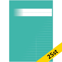 Gloshäfte A5 linjerat | 8,5mm | petrol | 25st SE000807