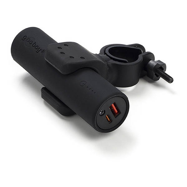 Cykelpowerbank lämplig för USB-A och USB-C 5.000 mAh | Goobay K105005164 - 1