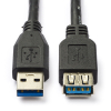 USB förlängningskabel 1,8m | USB 3.0 | svart K070601037 - 1