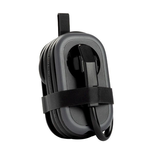 Grenuttag 1,13m | 1 uttag + USB | svart | 123ink 390025 - 1