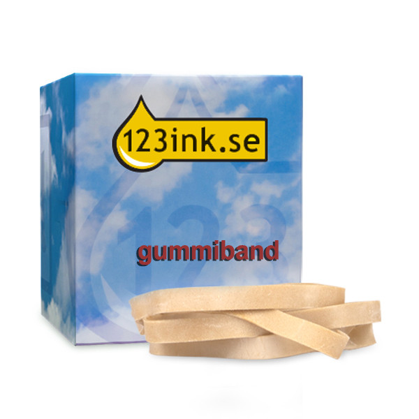 Gummiband 125 x 8mm | 123ink | 100g 143808123I 5012-100C 300510 - 1