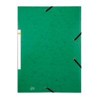 Gummibandsmapp A4 (kartong) | 123ink | grön 390532