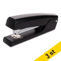 Häftapparat 20 ark | 123ink | plast | svart | 3st  390673