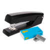 Häftapparat 20 ark | 123ink | plast | svart inkl | häftklammer 24/6 | 1.000st  300650