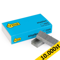 Häftklammer 24/6 | 123ink galvaniserade | 10.000st 301123