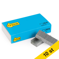 Häftklammer 26/6 | 123ink galvaniserade | 10.000st 301142