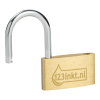 Hänglås med nyckel | 123ink | mässing 302579 - 3