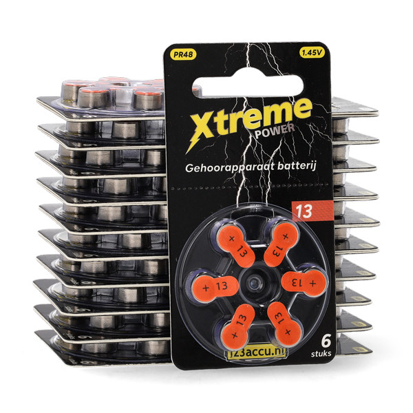 Hörapparatsbatterier 13 orange | 123ink Xtreme Power 120st ADR00371 - 1