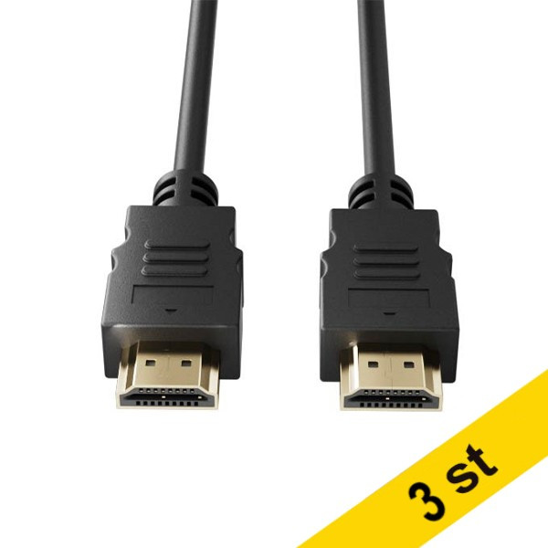 HDMI-kabel 2.1 | 1m | 123ink | svart 3st 302483 - 1