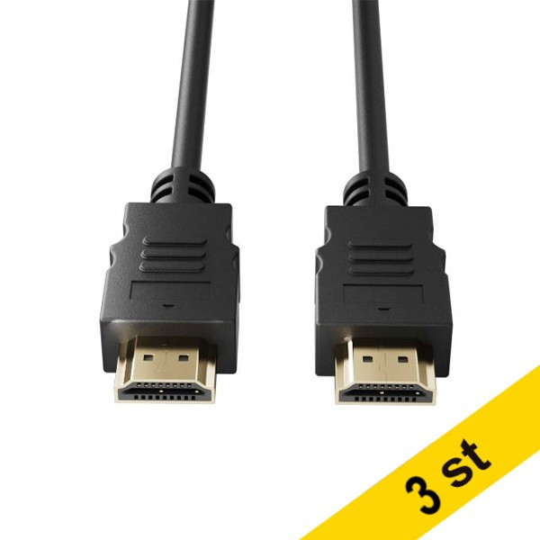 HDMI-kabel 2.1 | 3m | 123ink | svart 3st 302484 - 1