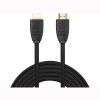 HDMI-kabel Ultra High Speed 48 Gb/s, 2m svart, flätad kabel 509-14 360912