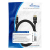 HDMI-kabel vinklingsbar High Speed 18 Gb/s | flätad | 2m | svart $$ MRCS197 361045