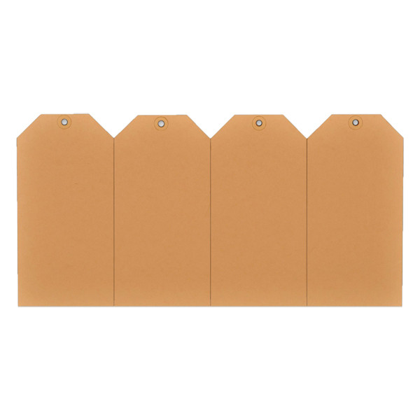 HF2 Etiketter med upphängningsögla 40 x 80mm chamois | 1,000st 395003 226902 - 1