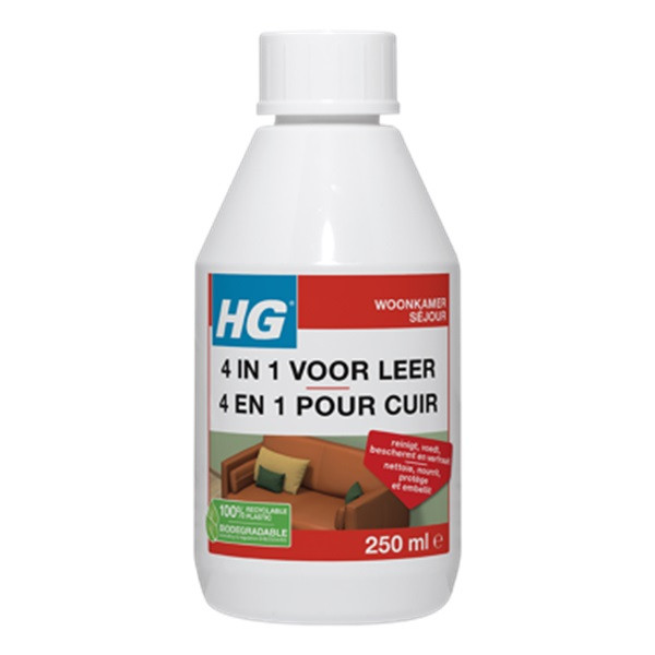 Rengöringsmedel för läder 250ml | 4-i-1 | HG SHG00096 - 1