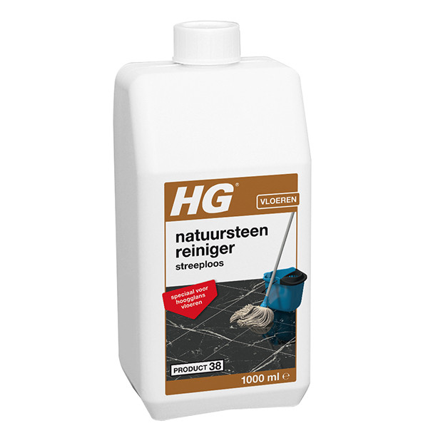 Rengöringsmedel för natursten, glansiga golv, fläckfritt | HG | 1L SHG00113 - 1
