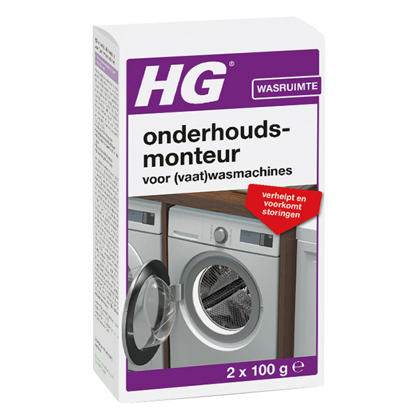 Underhållsmedel 100ml x2 (diskmaskiner och tvättmaskiner) | HG SHG00002 - 1