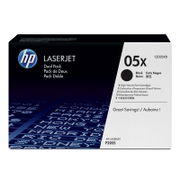 HP 05XD (CE505XD) svart toner 2-pack (original) CE505XD 054074