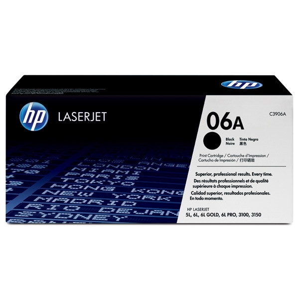 HP 06A (C3906A) svart toner (original) C3906A 032082 - 1