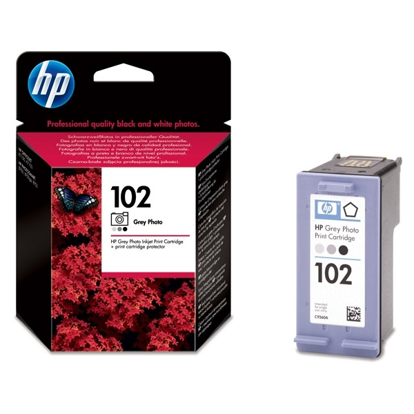 HP 102 (C9360AE) fotogrå bläckpatron hög kapacitet (original) C9360AE 031730 - 1