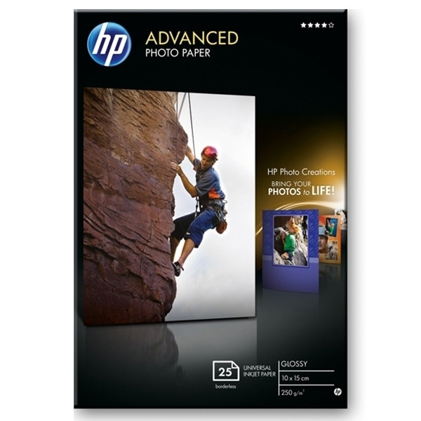 HP 10x15cm 250g HP Q8691A fotopapper | Advanced | 25 ark Q8691A 064860 - 1