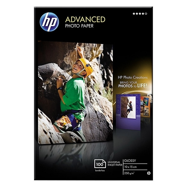 HP 10x15cm 250g HP Q8692A fotopapper | Advanced Glossy | 100 ark Q8692A 064864 - 1