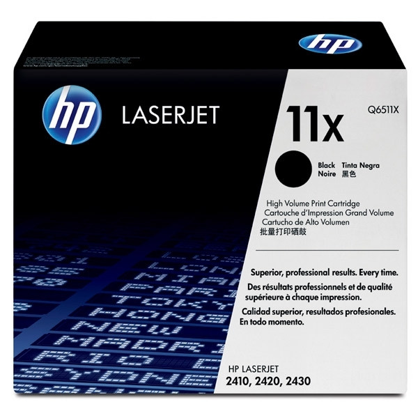 HP 11X (Q6511X) svart toner hög kapacitet (original) Q6511X 039510 - 1