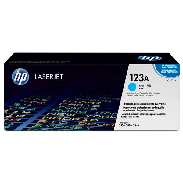 HP 123A (Q3971A) cyan toner (original) Q3971A 039470 - 1