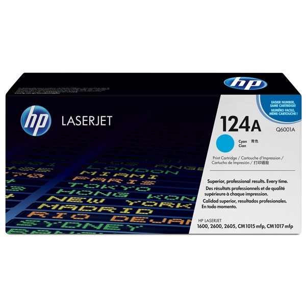 HP 124A (Q6001A) cyan toner (original) Q6001A 039545 - 1