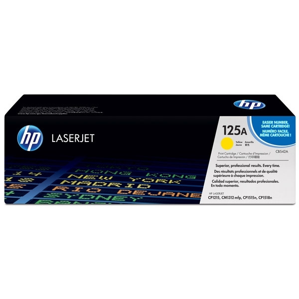 HP 125A (CB542A) gul toner (original) CB542A 039808 - 1