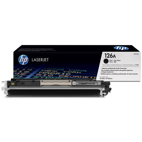 HP 126A (CE310A) svart toner (original) CE310A 054000 - 1